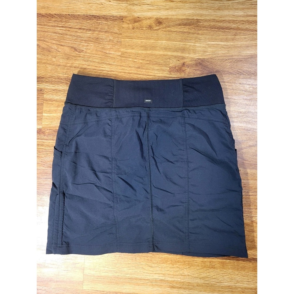 Prana Koen Skort Women Small Black Hiking Active Skirt Built-in Short - Picture 3 of 3